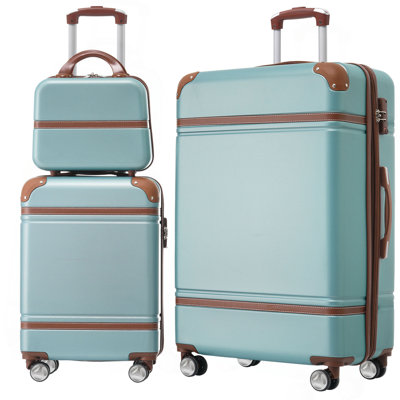Ensemble de 3 valises à roulettes Hardshell avec valise TSA