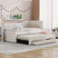 Upholstered Daybed With Trundle And Three Drawers-108287699-108287708