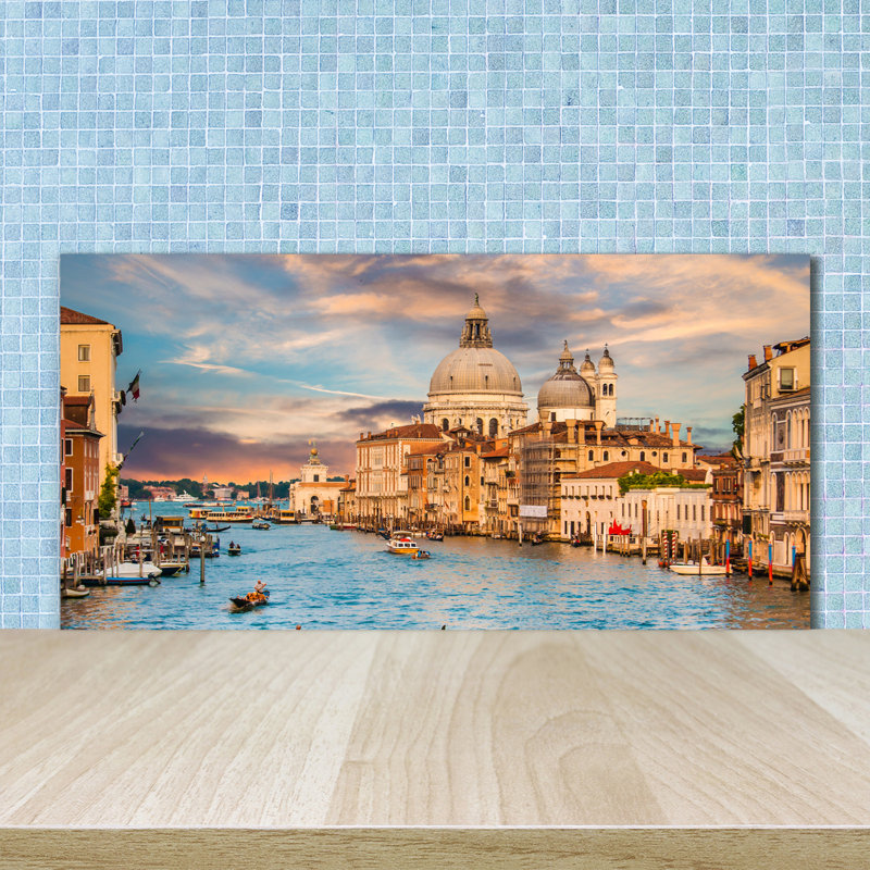 Alce Blue - Venice Italy - No Frame Print on Glass