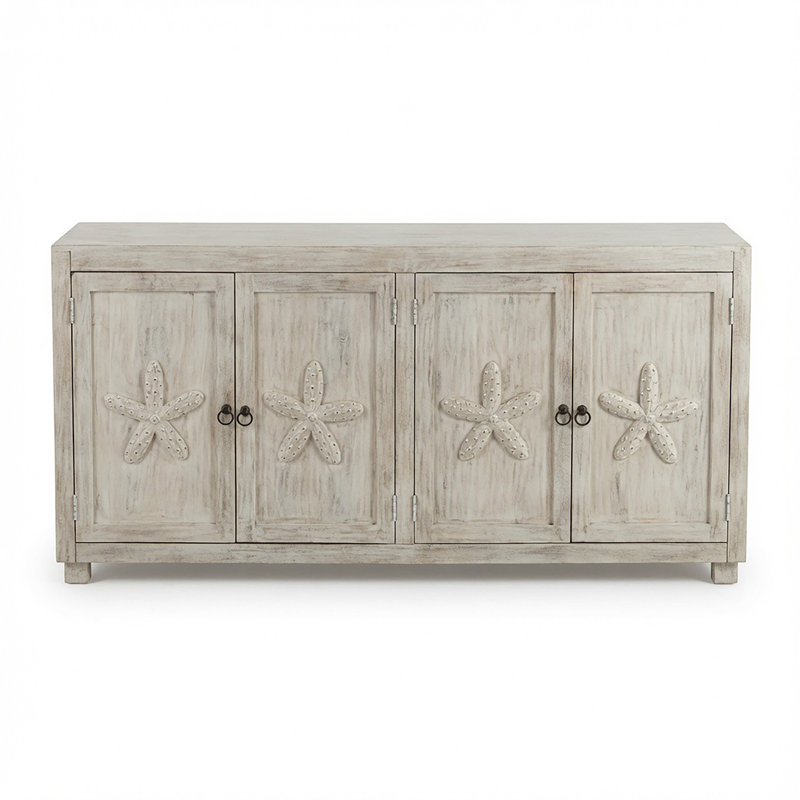 Bekircan 76'' Solid Wood Sideboard