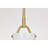 Magno Brass Pendant Light With Frosted Glass Lantern Shade