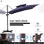 Jauhen 128' X 104'  Cantilever Umbrella, Weighted Base Does Not Include-516639083