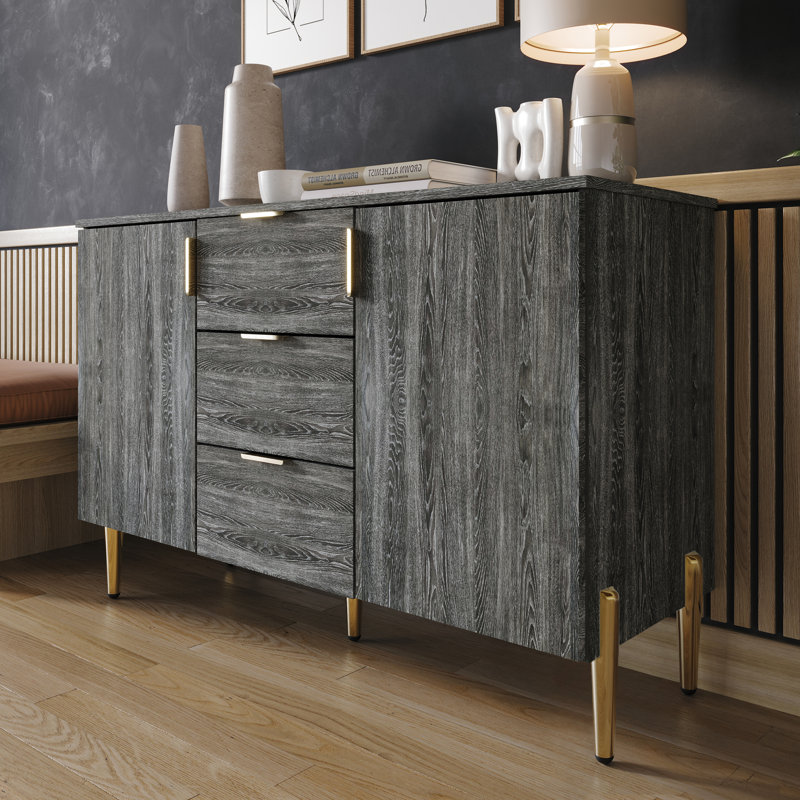 Tiegen 45.16'' Sideboard, Dark Gray