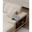 Canapé convertible combiné, tissu velours côtelé, canapé-lit moelleux moderne, fauteuil double salon surdimensionné, beige-1036162076