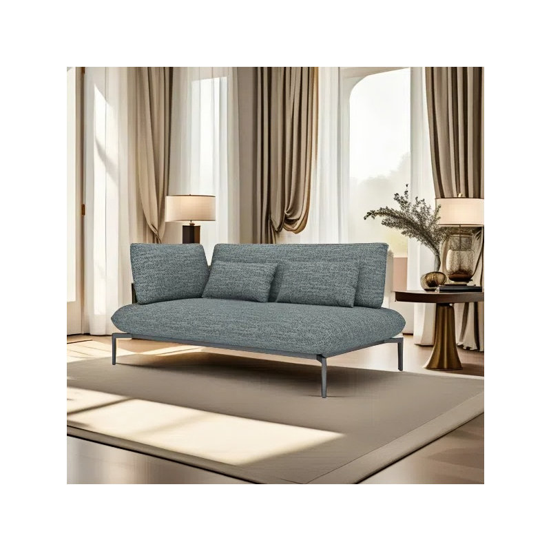 Chaise longue paresseuse unique, Orienté à gauche (vu de face)