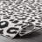 Mariska Modern Leopard Print Performance Dark Gray Rug-371079348