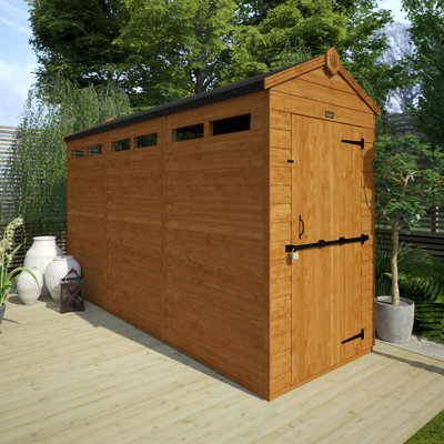 12x4w TigerFlex® Shiplap Apex Security Shed