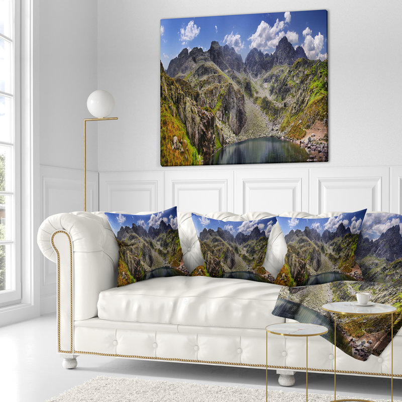 Coussin décoratif «Design Tatra Mountains Panorama» Designart, 16 po x 1 po, Type de produit