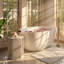 Table de bout hexagonale en marbre naturel blanc l 12,6 po x P 10,9 po x H 15,7 po Snow Mountain
