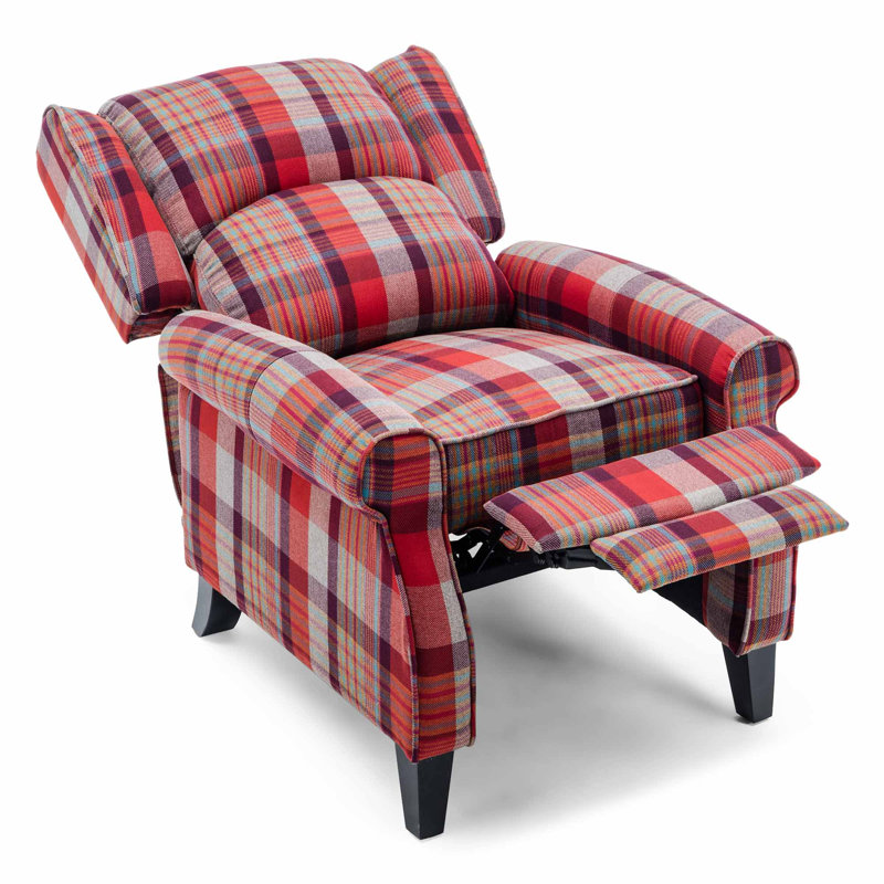 Lynnwood 80cm Wide Wing Chair Recliner, Red