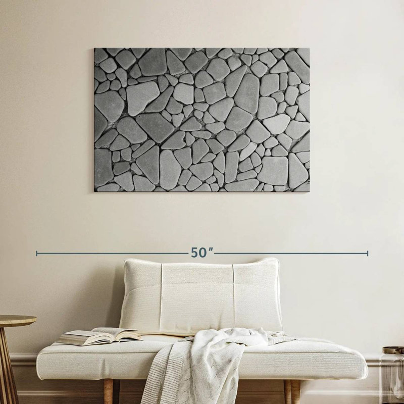 Motif de mosaïque Lilie Stone, H 26 po x l 39 po