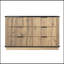Armoire moderne en MDF multifonctionnel à six tiroirs, la combinaison parfaite de coins arrondis et de design multifonctionnel