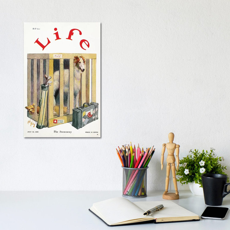 Magazine: Life, 1925 - Wrapped Canvas Print, 20.32 cm H x 30.48 cm W