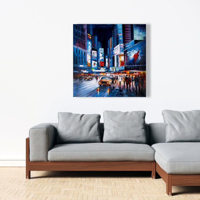 Times Square Perspective - Contemporary Car Canvas Decor