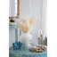 D12X14" Round Terracotta Vase With Natural White Finish