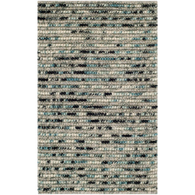 Ferrera Abstract Hand-Woven Jute/Sisal Area Rug