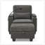 Single Sofa Recliner with Adjustable Backrest, USB Charging, Phone Stand, Hidden Storage, and Matching Ottoman-1804439410
