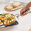 Calphalon  Premier Ceramic Nonstick 11" Square Griddle, Mushroom Gray