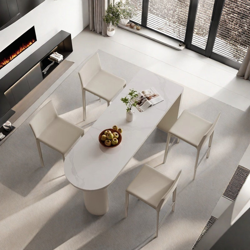 Tables et chaises de bar haut de gamme Home Home, H 39,3 po x L 86,6 po x l 19,6 po
