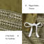 Ensembles de literie surdimensionnés confortables, texture gaufrée en coton, design vert moderne pour toutes les saisons