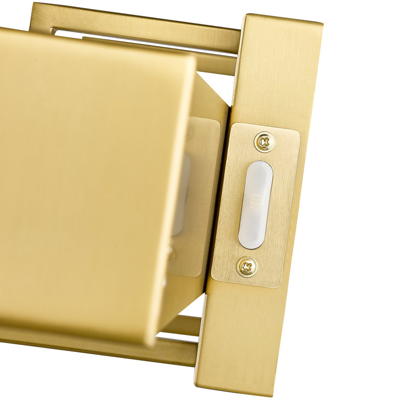 Klowie Dimmable LED Bath Bar, Modern Gold