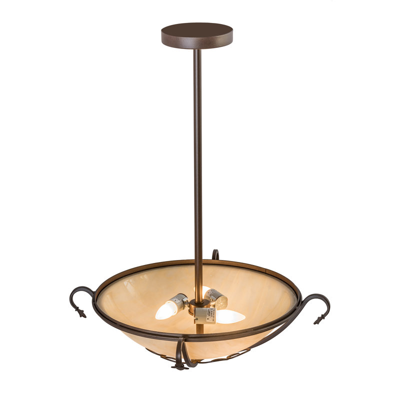 Luminaire suspendu bol 3 lumières Overbury