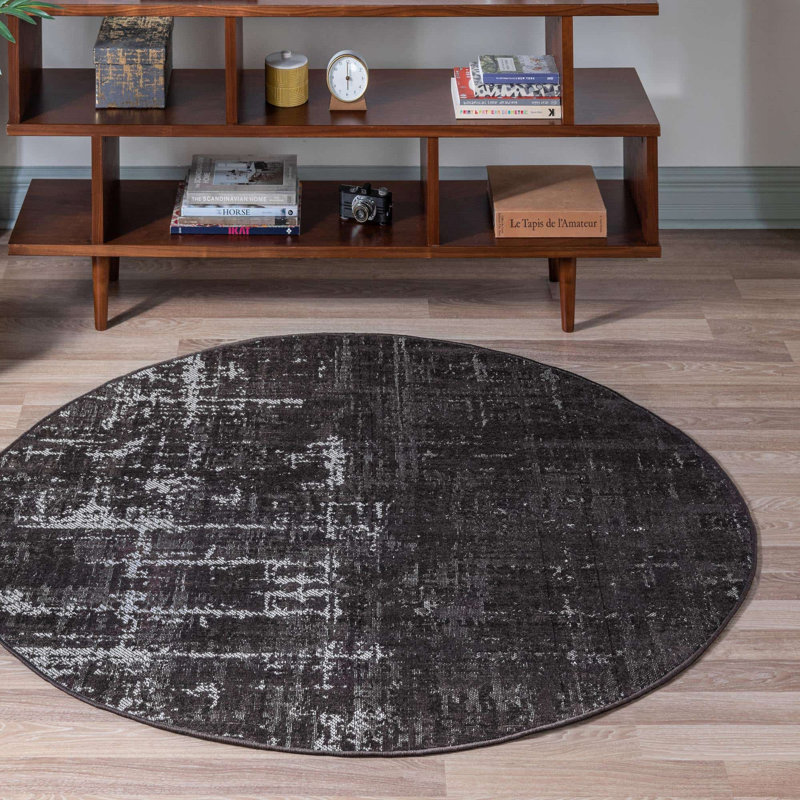 Tapis charbon, Rond 5 pi 3 po