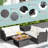 5 - Person Patio Conversation Set with Cushions