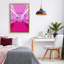 Cadre de métro flottant futuriste de couleur rose, design par Lish Creative-1349239675-1349239679