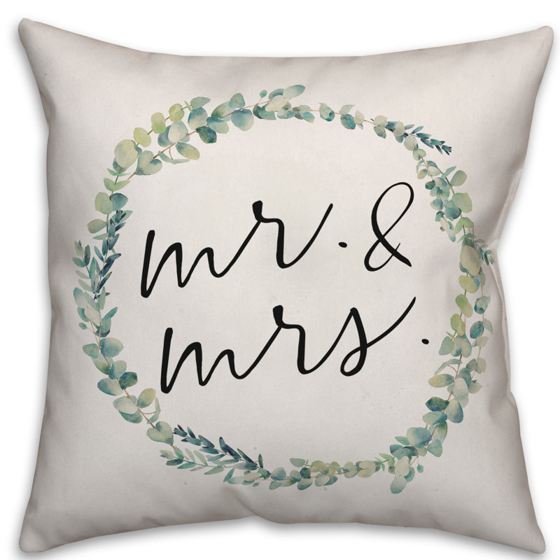 Love Saying Throw Pillow, Polyester/Polyfill, 16" x 16"