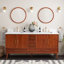 72" Novak Double Bathroom Vanity Set with Rectangular Undermount Sinks-79111946-79111947-79111948