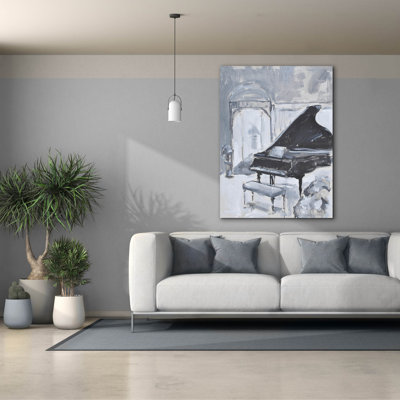'Piano Blues 6' by Allayn Stevens Canvas Wall Art