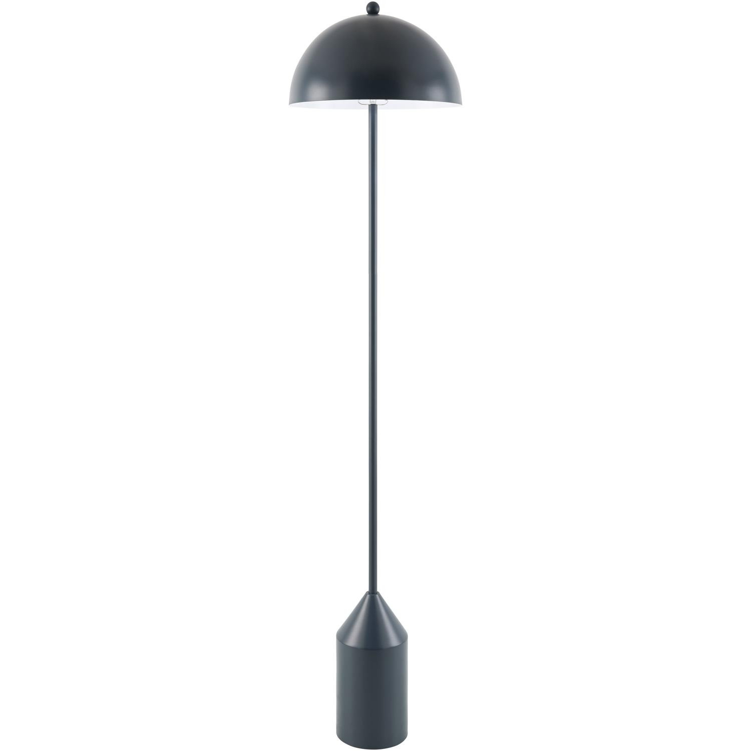 Jemma 59'' Iron Floor Lamp, Navy, Navy