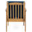 Altamirano 2Pcs Wood Outdoor Seating - Stylish And Weather- Chairs Of 2 Weather Fabric Upholstery-121095693