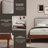 Rubberwood Platform Bed, Queen