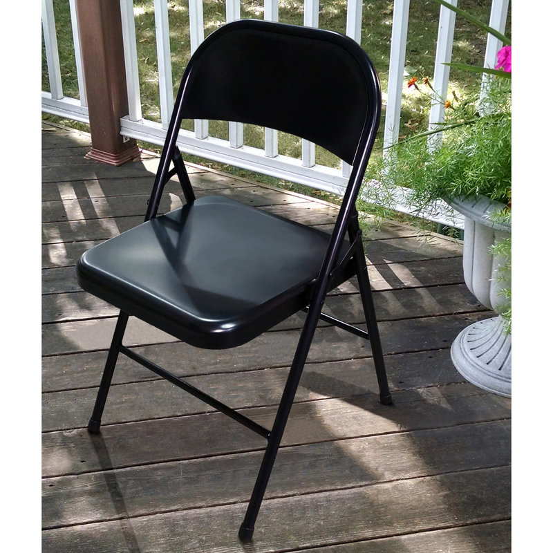 Chaise pliante en acier