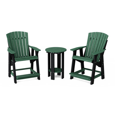Heritage Tall Adirondack Chairs With Table