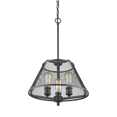 Lustre géométrique à 3 lumières Valya