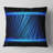 Disco Blue Waves - Abstract Printed Pillow-29583787-29583791