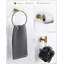 3-Piece Bath Hardware Set With Mounting Hardware With Towel Ring, Towel Hook And Toilet Paper Holder In-103978111