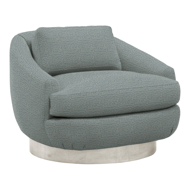 Penrose By Michael Weiss Barrel Chair, Tuck Cobalt, Wrenn