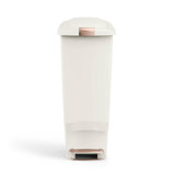 simplehuman 40 Liter / 10.6 Gallon Slim Kitchen Step Trash Can with Secure Slide Lock, Plastic