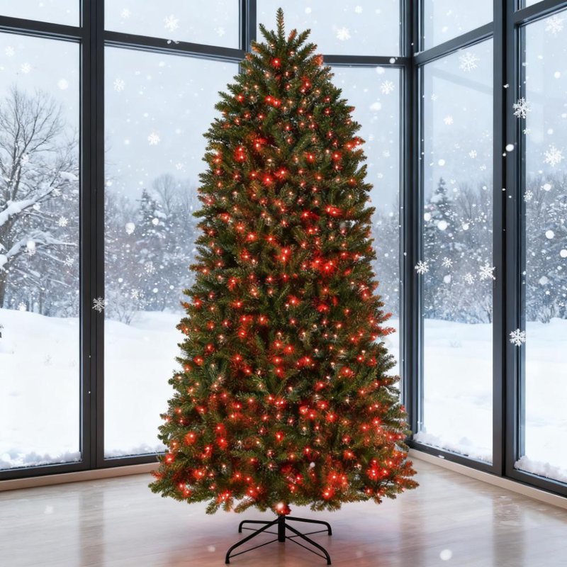 Arbre de Noël 9 pi avec lumières DEL, H 9 pi