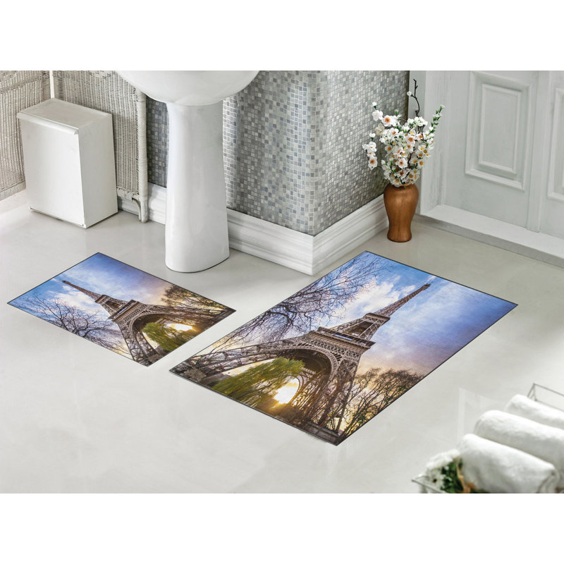 Ensemble de tapis de bain 2 pièces Diontre