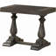 Table de bout en bois transitionnel, table d'appoint rectangulaire-650493350