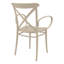 Fauteuil de patio empilable Kenne Anco-792405998