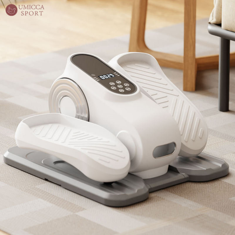 Appareil d'exercice elliptique sous le bureau, appareil d'exercice électrique pour les jambes tel que vu à la télévision, appareil d'exercice à 12 vitesses pour les pieds en position assise, appareil d'exercice portable à pédale mini pour le bureau à domicile