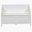 Banc de rangement rustique multifonctionnel (blanc)-698614439