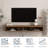 Floating TV Stand, Wall Mounted TV Shelf With Led Lights & Power Outlet,High Gloss TV Cabinet For Tv Stands For Living Room-1686094552-1686094558