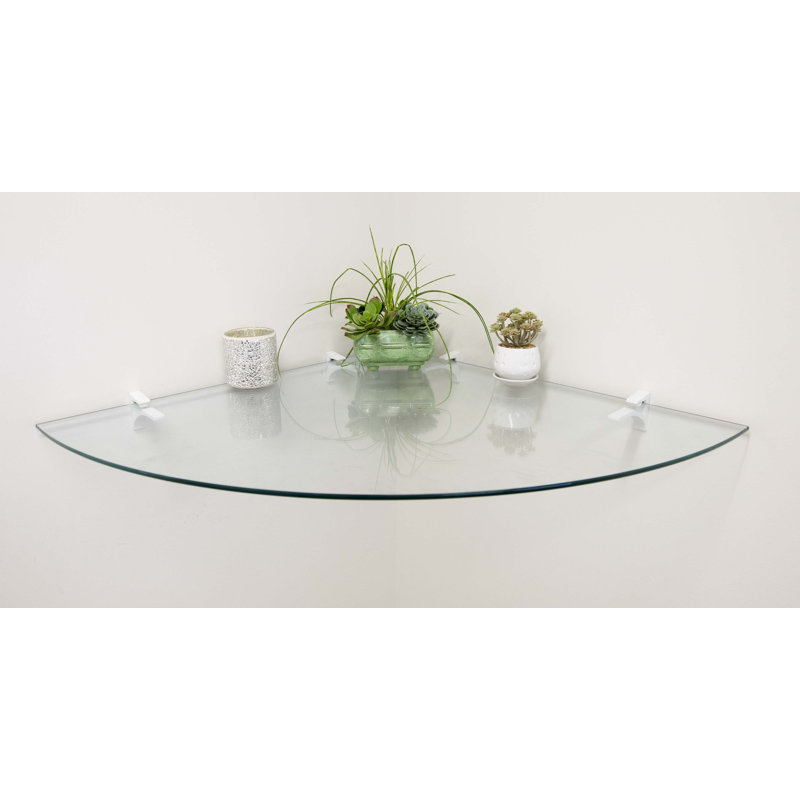 Tablette en verre, Blanc